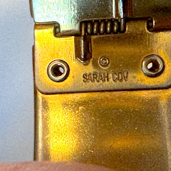 Mesh Bangle, Sarah Coventry Hinged Bracelet - Picture 7 of 9